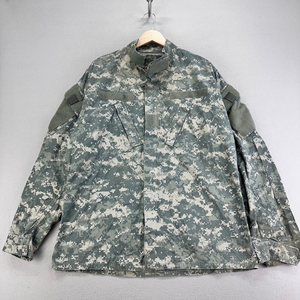 US Army Combat Uniform Jacket Digital Camo BDU Military‎ Coat Medium Long